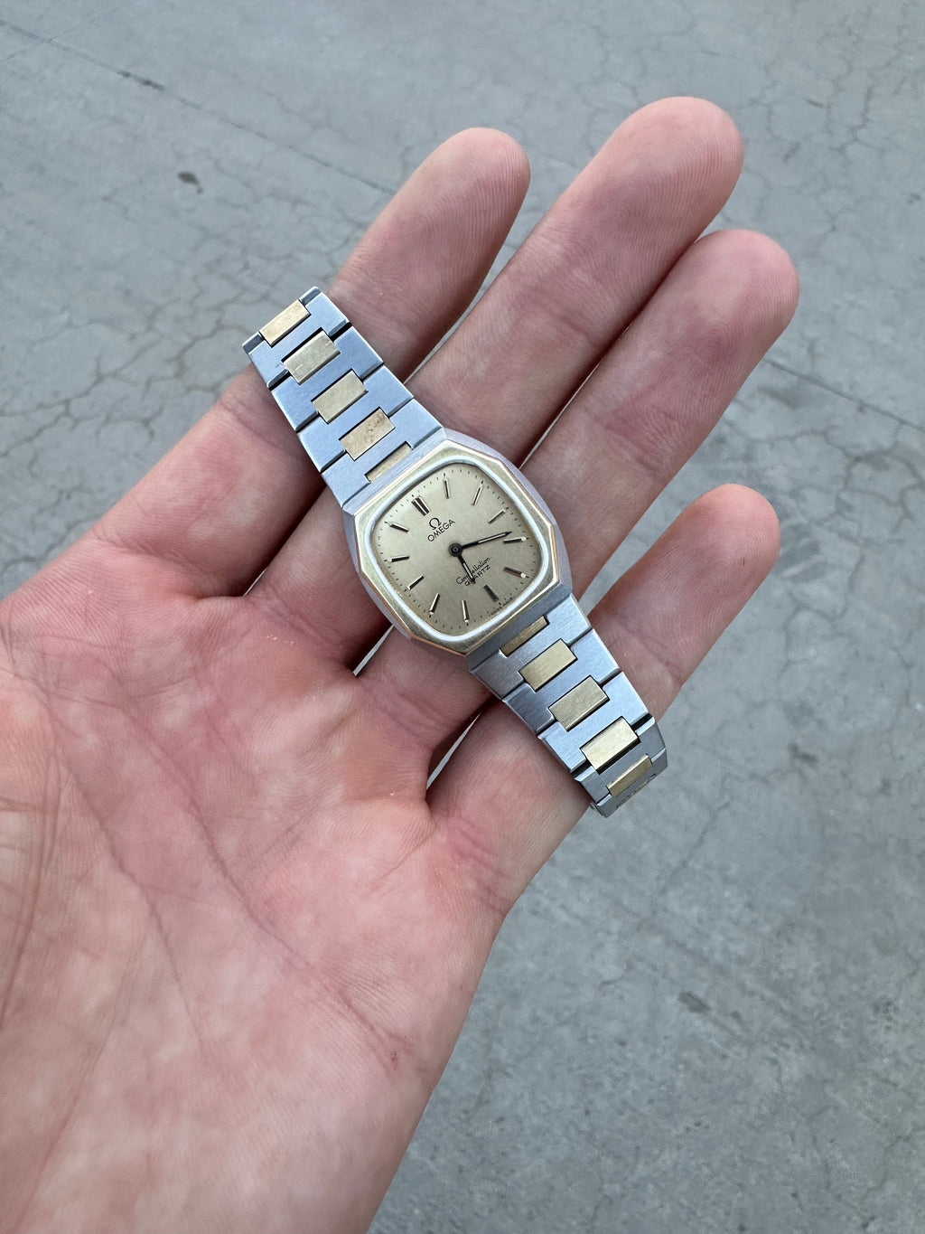 Omega Constellation Aur 18K si Otel Ref. 198.0123 - 33mm