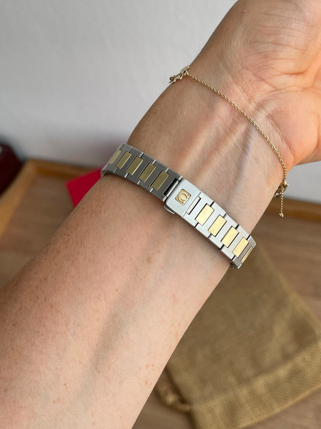 Omega Constellation Aur 18K si Otel Ref. 198.0123 - 33mm