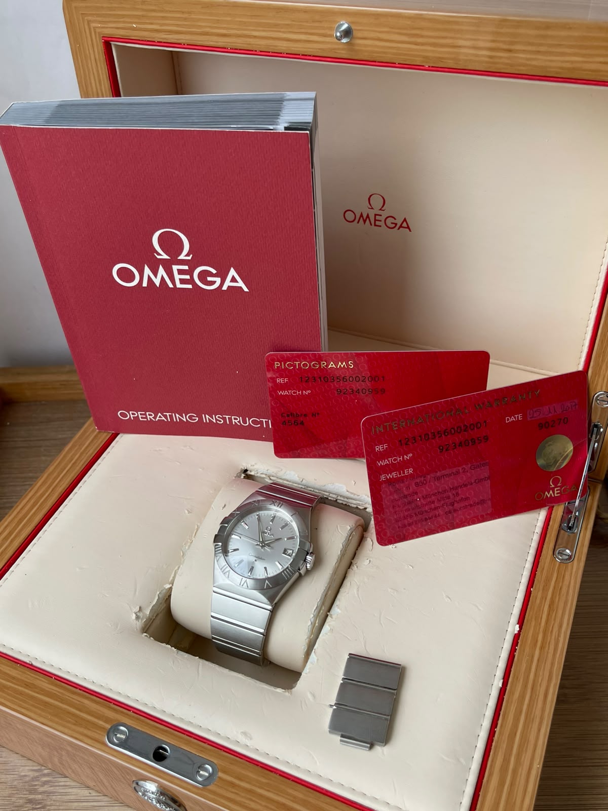 Omega Constellation 2017 Full Set Impecabil Ref. 123.10.35.60.02.001