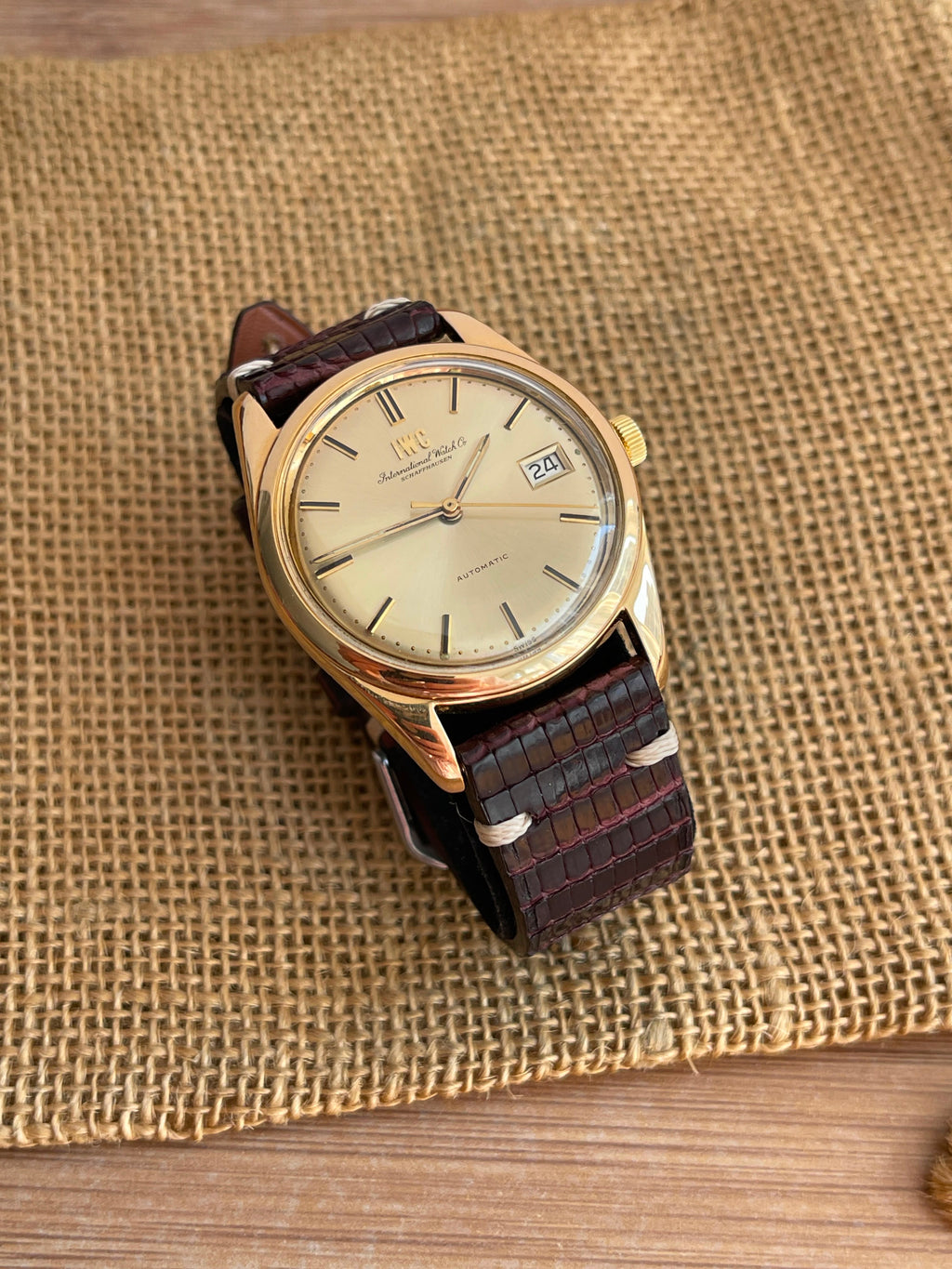 IWC Automatic Aur 18K - Vintage - NOS - din 1970