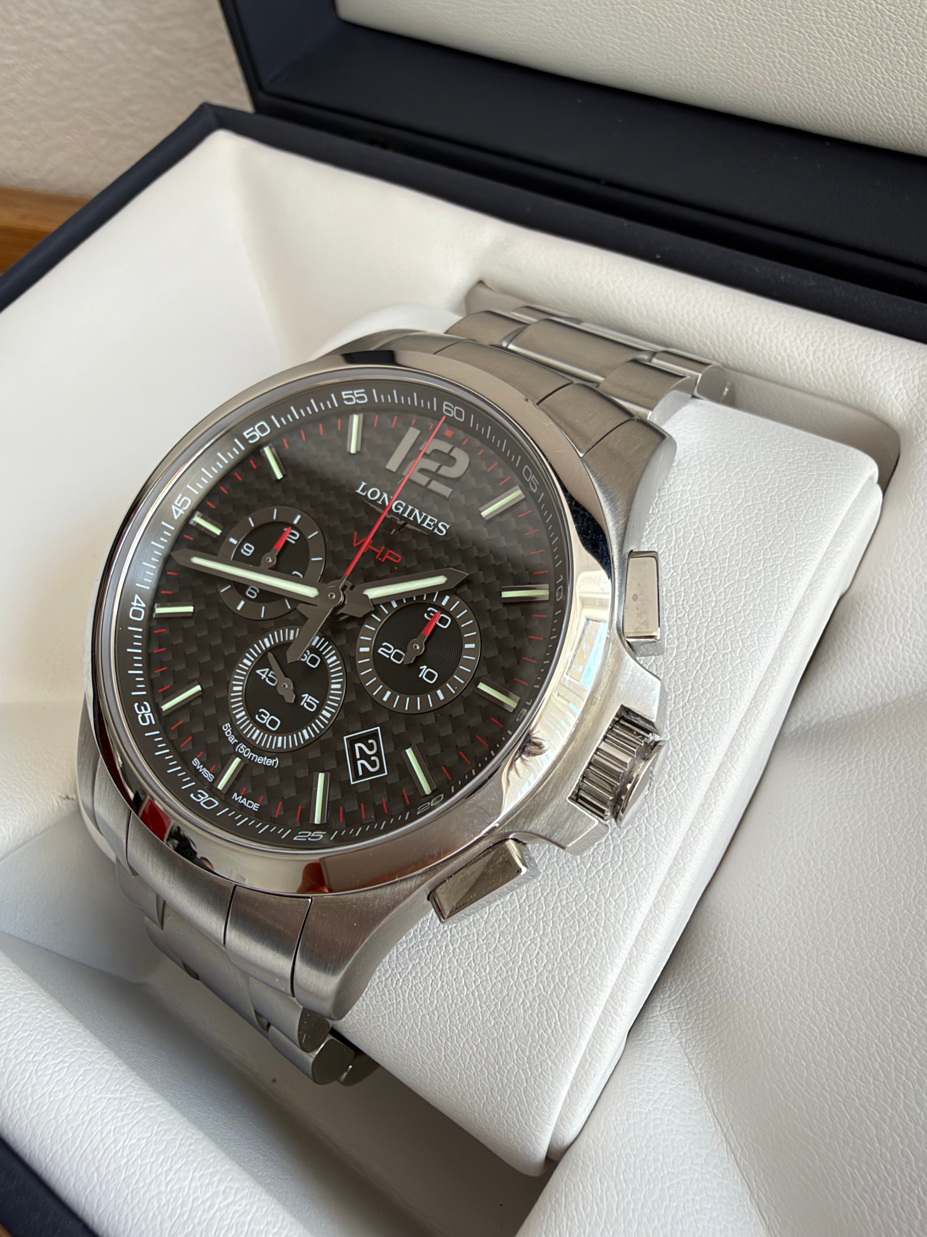 Longines Conquest - 44mm - Chronograph VHP - Very High Precision L3.727.4.66.6