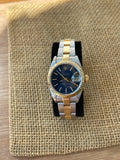 Rolex Datejust Lady Aur şi Oțel 26mm Blue Dial Ref. 69173