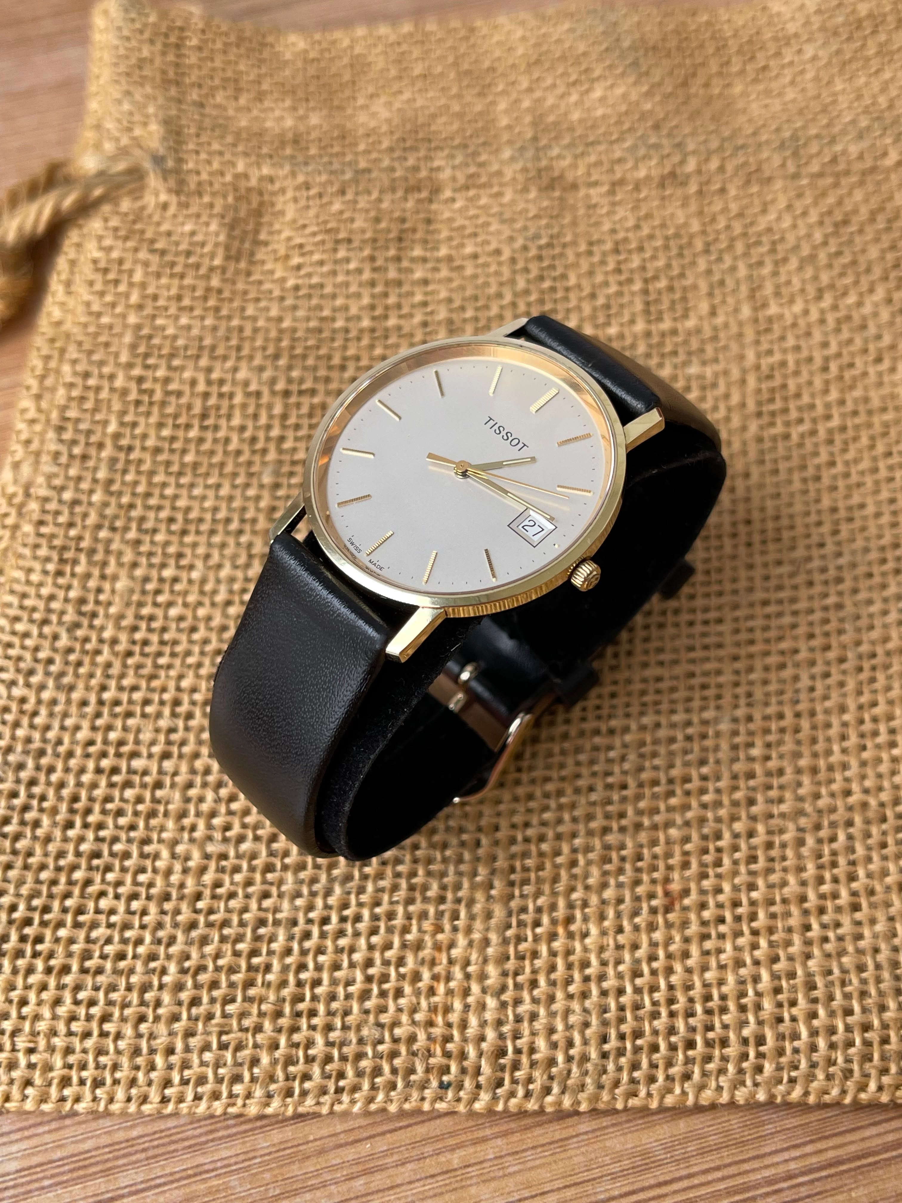 Ceas Tissot Goldrun Aur 14k - 34mm - impecabil - Unisex