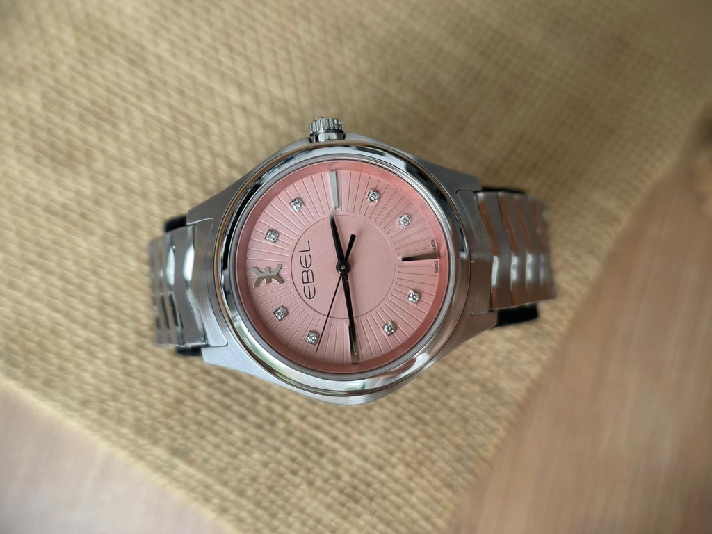 Superb Ebel Lady Wave 35mm cu diamante - ref. 1216303