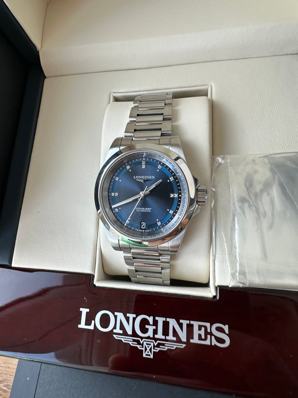 Longines Conquest Lady - Diamonds - L3.320.4.97.6