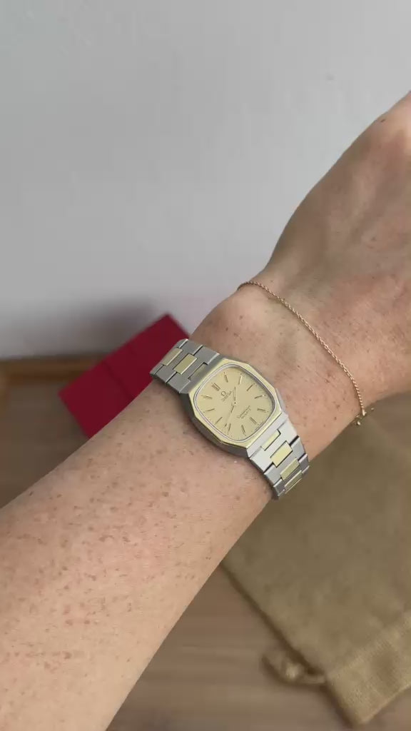 Omega Constellation Aur 18K si Otel Ref. 198.0123 - 33mm