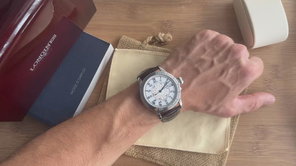 Ceas Longines Heritage The Lindbergh Hour Angle Watch L2.678.4.11.0